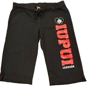 IUPUI Jaguars Black Cropped Sweatpants Capris‎ XL